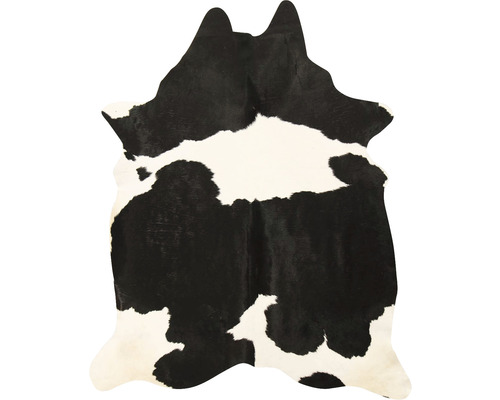 Koberec z kravskej kože s čierno-bielym vzorom