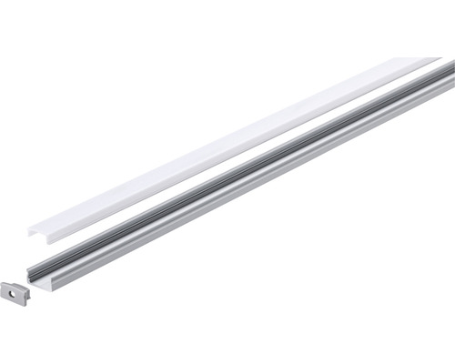 LED profil s krytom a koncovkou