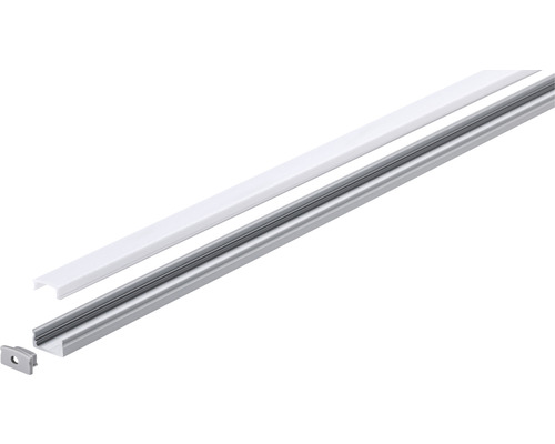 LED profil s krytom a koncovkou
