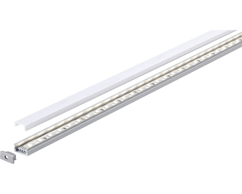 Paulmann 70518 hliníkový profil Function Base s difúzorom 2 m LED pásik s krytom a koncovkou