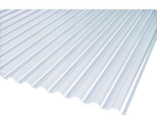 Plastová doska Bravo 2000 x 900 x 0,7 mm trapézová číra Trapézové plechy pre strešné krytiny a obklady stien
