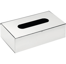 Nerezový box na vreckovky s oválnym otvorom