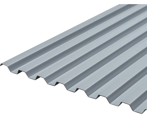 Plastová doska 2000 x 900 x 1,2 mm trapézová sivá Profilovaný plech na strešnú krytinu