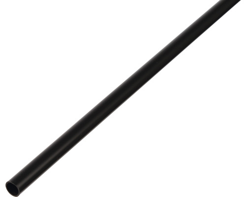 Okrúhla rúrka hliníková, čierna, eloxovaná Ø 8 mm, 1 m