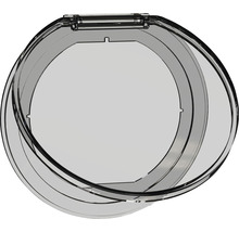 Priehľadné mačacie dvierka s kruhovým otvorom a otočnými dverami