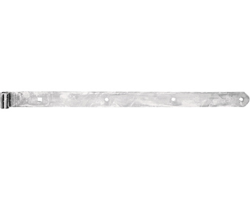 Pásový záves Typ 8, 700x16x45 mm ľahký galvanicky hrubovrstevne pozinkovaný 1 ks Pozinkovaný pásový záves