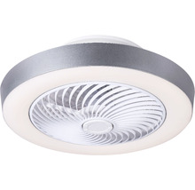 Stropný ventilátor Globo Gharr Ø55 cm biely/sivý s LED osvetlením a diaľkovým ovládaním-thumb-0