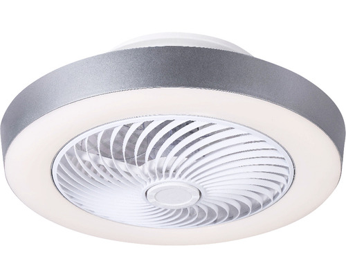 Stropný ventilátor Globo Gharr Ø55 cm biely/sivý s LED osvetlením a diaľkovým ovládaním-0