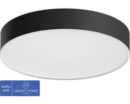 LED stropné svietidlo Philips HUE 4115930P6 Enrave 19,2 W 2450 lm 2200-6500 K čierne s diaľkovým ovládaním