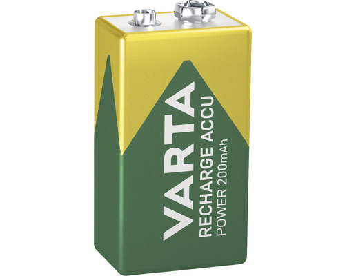 Varta Recharge Accu 9 V bloková batéria s 200 mAh