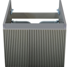 Skrinka pod umývadlo s ryhovanou prednou stranou