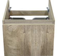 Skrinka pod umývadlo so vzhľadom dreva