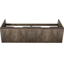 Drevená skrinka pod umývadlo s dvomi dvierkami