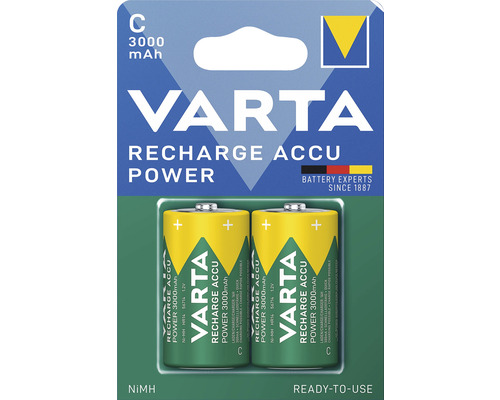 Dobíjacia batéria VARTA ACCU Power C 1,2V 3000mAh 2ks