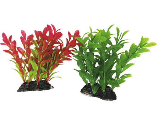 Dve umelé vodné rastliny pre akváriá