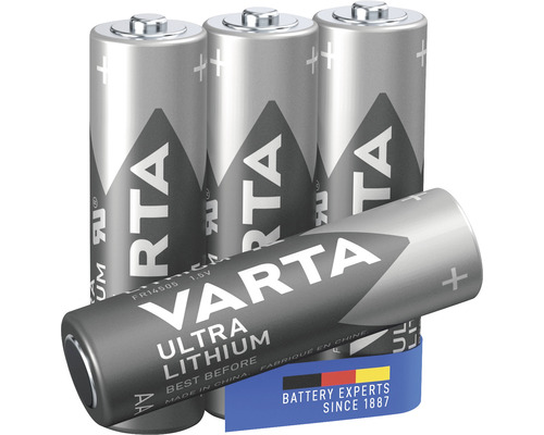 Batérie Varta Ultra Lithium AA, 4 kusy