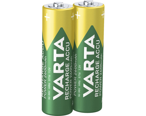 Dve batérie Varta Recharge Accu, 2600mAh