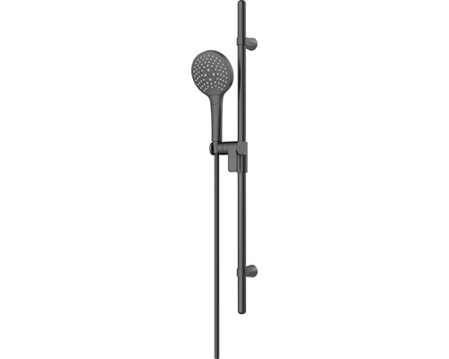 Sprchový set AVITAL Zilma dĺžka sprchovej tyče 80 cm čierny matný