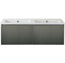 Skrinka pod umývadlo s dvoma umývadlami