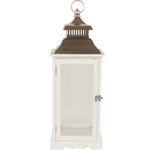 Dekoratívna lampa z dreva a skla