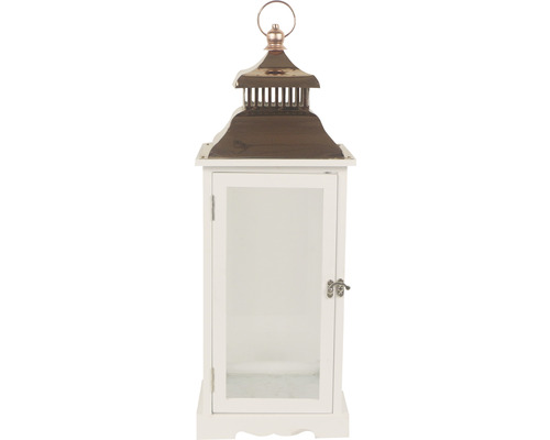 Dekoratívna lampa z dreva a skla