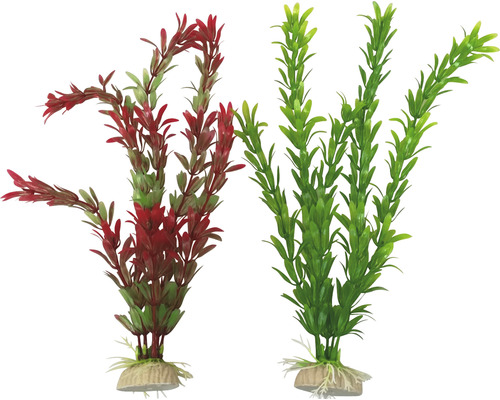 Akváriová rastlina umelá Hygrophila 28-30 cm Dve umelé akvarijné rastliny