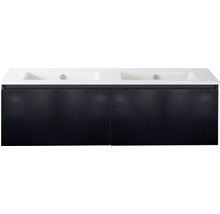 Umývadlo s dvomi umývadlami a spodnou skrinkou