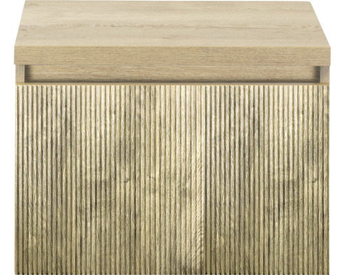 Skrinka pod umývadlo s vrúbkovanou prednou stranou