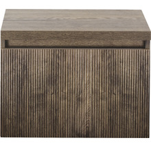 Skrinka pod umývadlo s ryhovanou prednou stranou