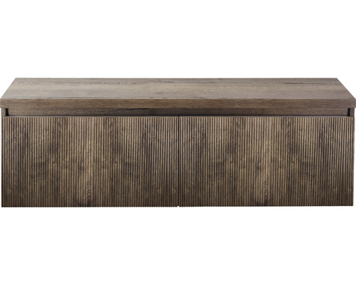 Kúpeľňová skrinka pod umývadlo Sanox Frozen 3D charleston 140 x 43 x 45 cm Skrinka pod umývadlo s dvomi dvierkami