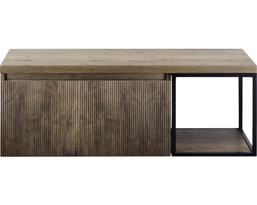 Drevený konzolový stolík s otvorenou odkladacou priehradkou