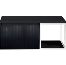 Skrinka pod umývadlo s vrúbkovanou prednou stranou a otvorenou priehradkou