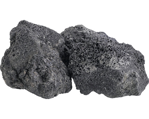 Akvarijná dekorácia lávový kameň Premium S cca 9-14 cm 100-300 g čierna