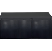 Skrinka pod umývadlo s ryhovaným povrchom