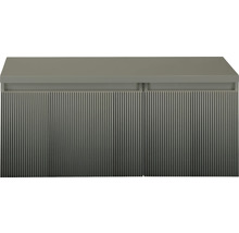 Skrinka pod umývadlo s ryhovanou prednou stranou