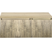 Skrinka pod umývadlo s dvomi dvierkami a zvislými drážkami