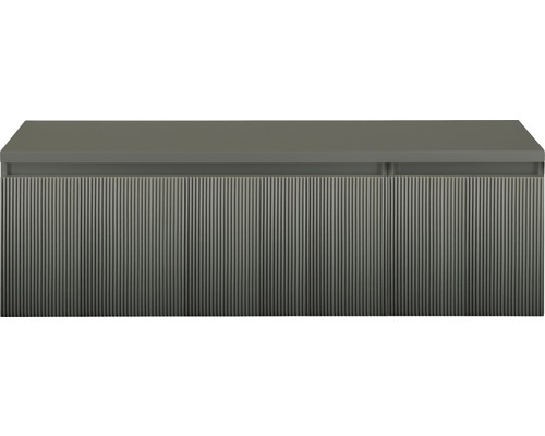 Kúpeľňová skrinka pod umývadlo Sanox Frozen 3D petrolej 140 x 43 x 45 cm Skrinka pod umývadlo s vrúbkovaným povrchom