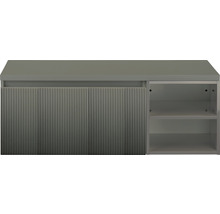 Skrinka pod umývadlo s jednými dvierkami a otvorenými policami