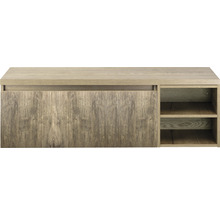 Skrinka pod umývadlo s drážkovaným vzorom a úložnými priehradkami