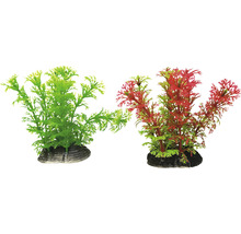 Dve umelé vodné rastliny do akvárií