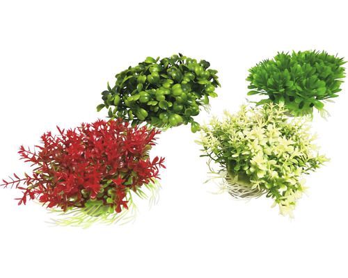 Dekoratívne akvarijné rastliny z plastu v rôznom prevedení