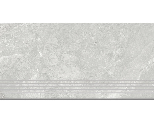 Schodovka imitácia betónu Lorent perla 30 x 60 cm