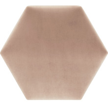 Šesťhranná nástenná dlaždica zo zamatu