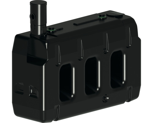 Čierna olejová nádrž na skladovanie vykurovacieho oleja