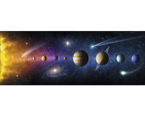 Sklenený obraz Space-Galaxy II 50x125 cm