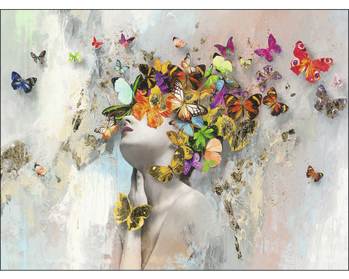 Obraz na plátne Butterflies 84x116 cm