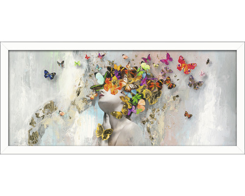 Zarámovaný obraz Butterflies 59x130 cm