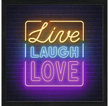 Obraz v ráme Neon Live 33x33 cm