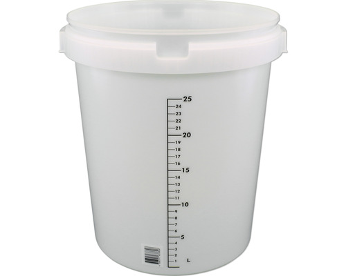 Plastové vedro s vekom a indikátorom plnenia do 25 litrov