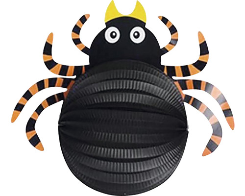 Dekoratívna papierová závesná dekorácia pavúk na Halloween